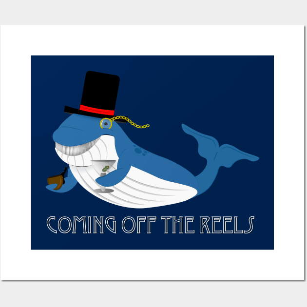 The Whimsical Whale Wall Art by ComingOffTheReels